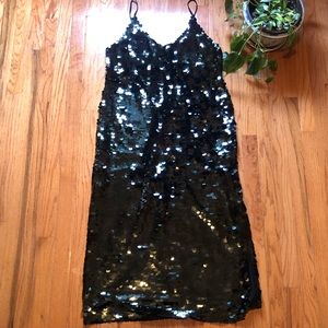 FP PARTY SEQUIN SLIP DRESS